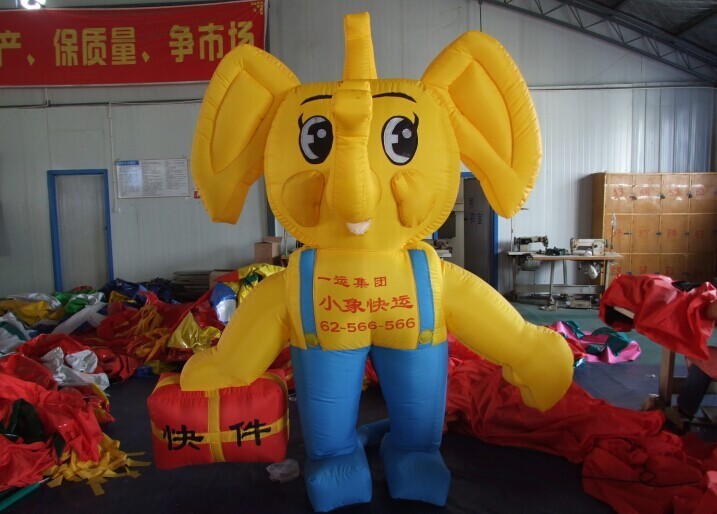 义乌大象充气卡通气模